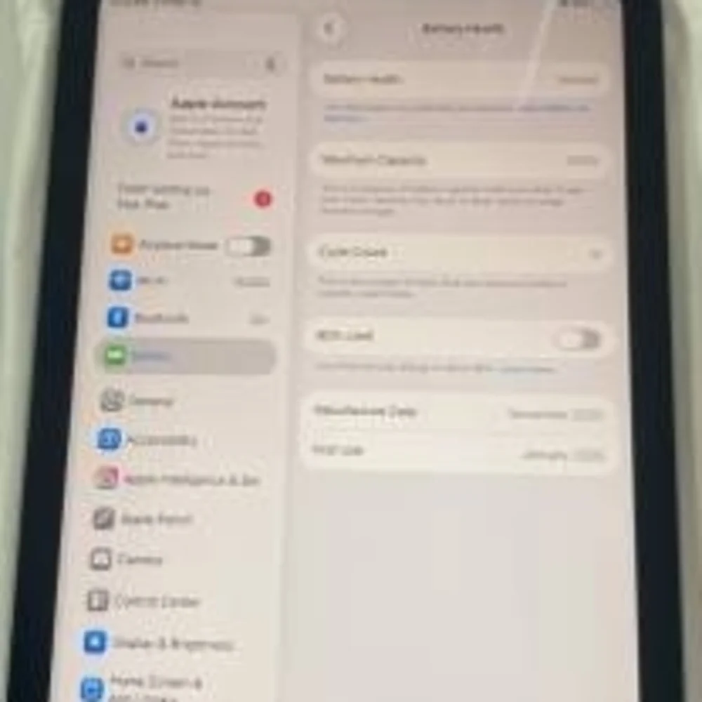 Apple Tablet with Black Frame and Vibrant Display